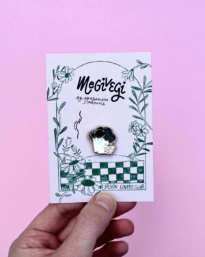 Broccoli Enamel Pin, przypinka, Megivegi.