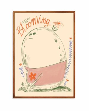 Blooming- plakat autorski, Megivegi.