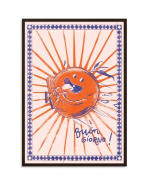 Buongiorno, plakat autorski, Megivegi.