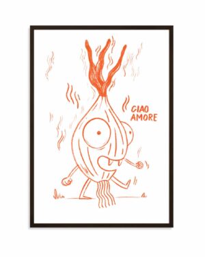 Ciao Amore plakat autorski, Megivegi.
