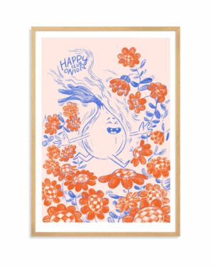 Happy Onion CLub, plakat autorski, Megivegi.