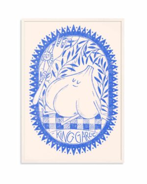 King Garlic, plakat autorski, Megivegi.