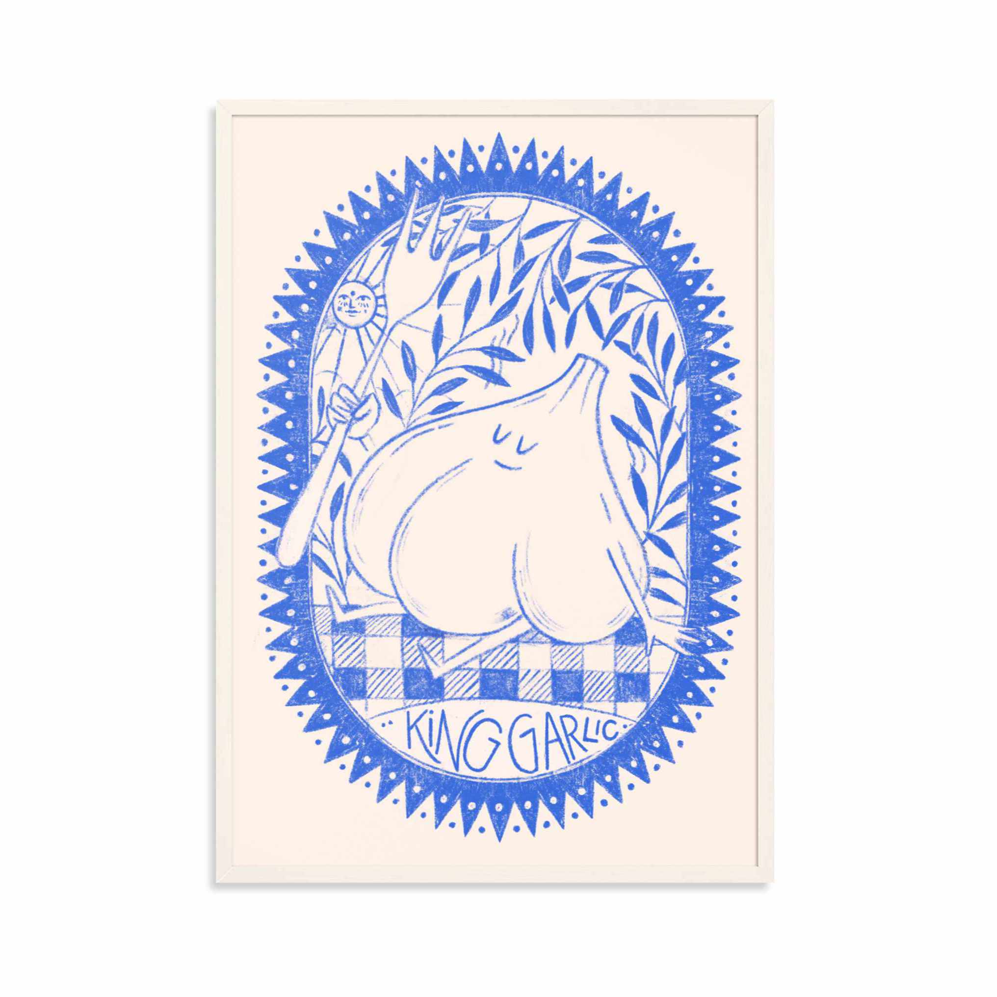 King Garlic, plakat autorski, Megivegi.