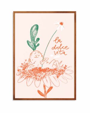 La Dolce Vita, plakat autorski, Megivegi.