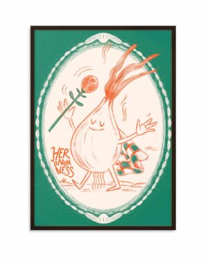 Onionness plakat autorski, Megivegi.